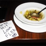 Flea's Signature Pea soup Cafe Stella